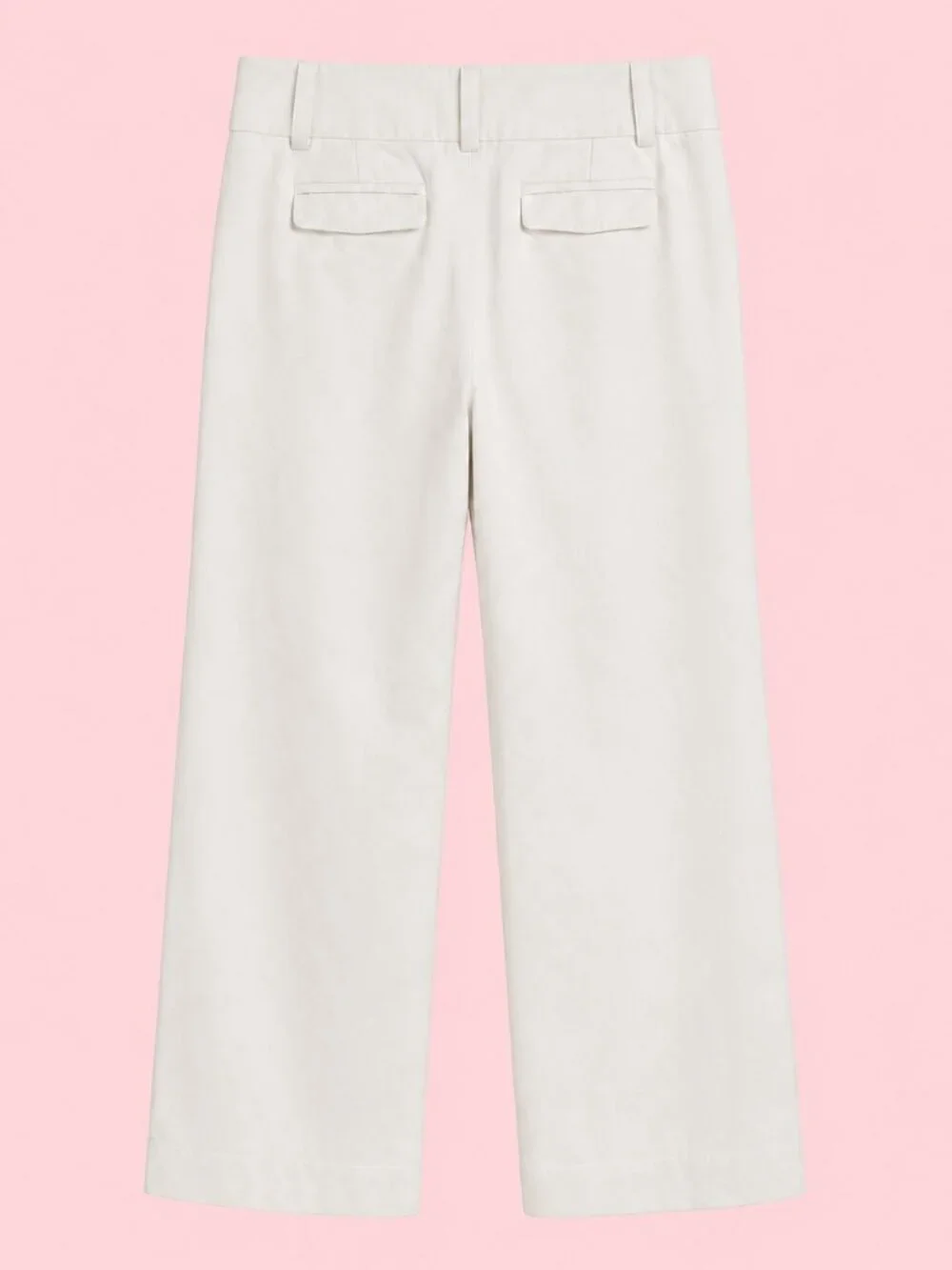 Ann Taylor Petites Lindsay White Wide Leg Pants | Size 2P